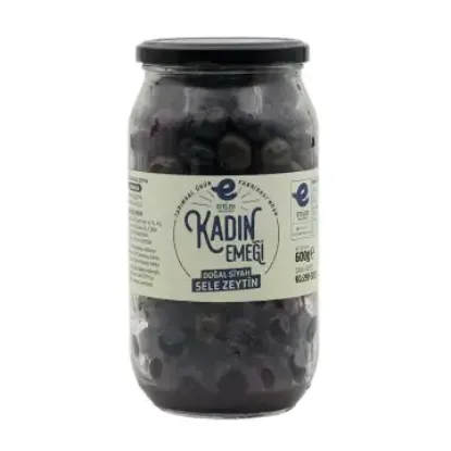 600 G Cam KVZ Doğal Siyah Sele Zeytin resmi