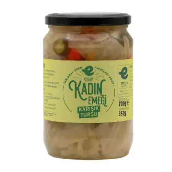 650 G Cam KVZ Karışık Turşu resmi