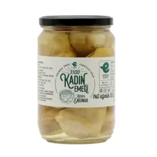 650 G Cam KVZ Bebek Enginar Konservesi resmi